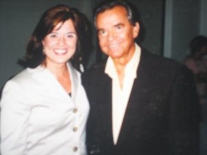 Amy Freeze and Dick Clark